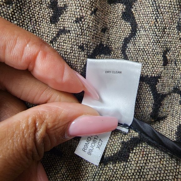 Kenneth Cole Cheetah Print Sweater Sleeve Coat - Picture 10 of 13